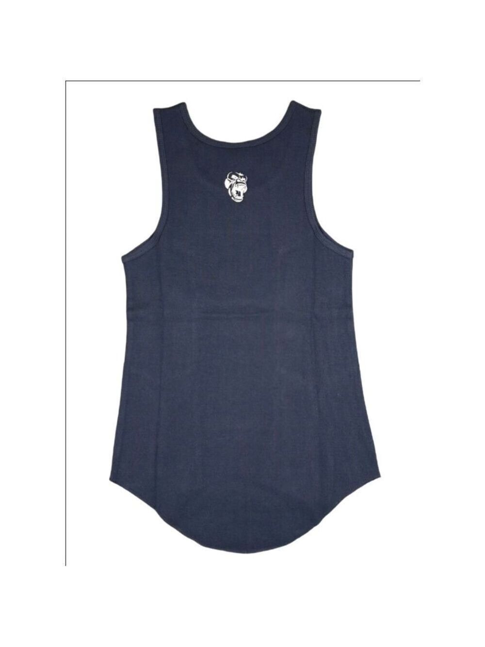 Gorilla Mind Gorilla Mode Tank Top UNISEX - Navy - Size S NEW - Picture 2 of 5